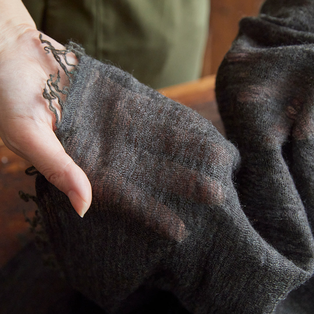 Botto Giuseppe カシミヤシルクストール 200×130