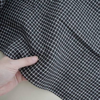 Siulas ネリンガ　グラフチェック　ブラック×ホワイト