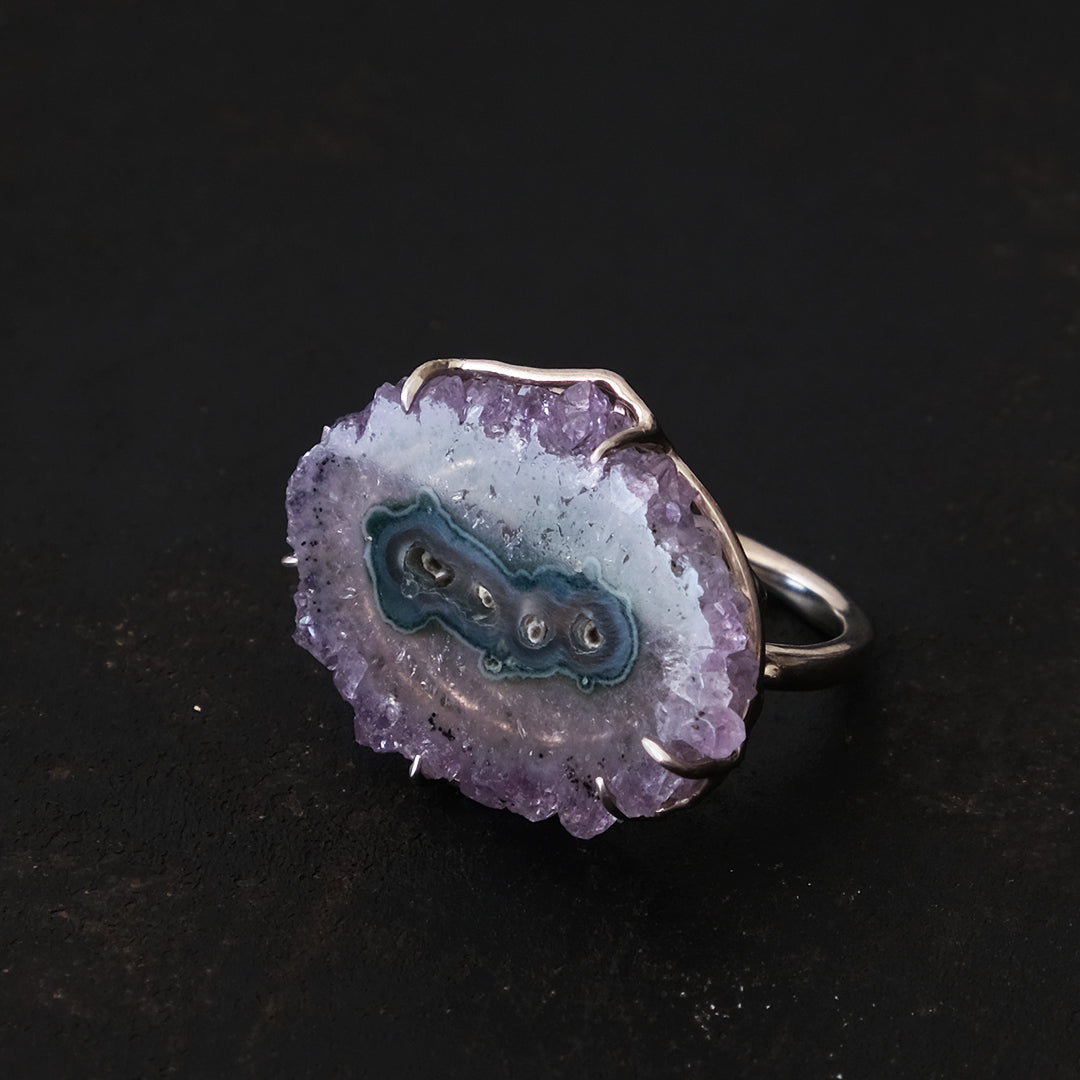 ［装身具LCF］フラワーアメシストの指輪