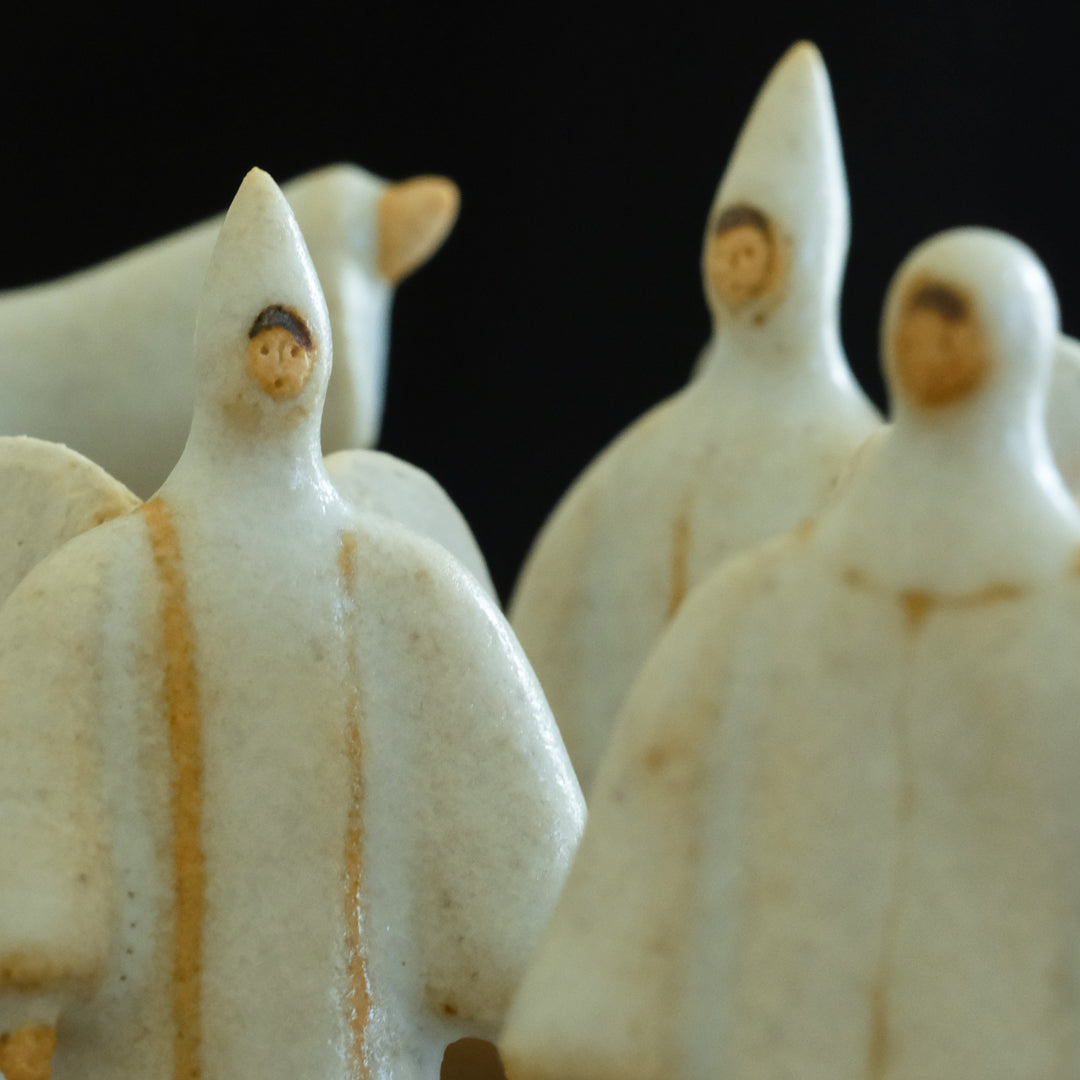 点々で描かれた顔