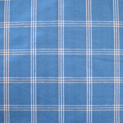 Siulas ネリンガ　ウィンドーペーンチェック　ブルー×ホワイト★