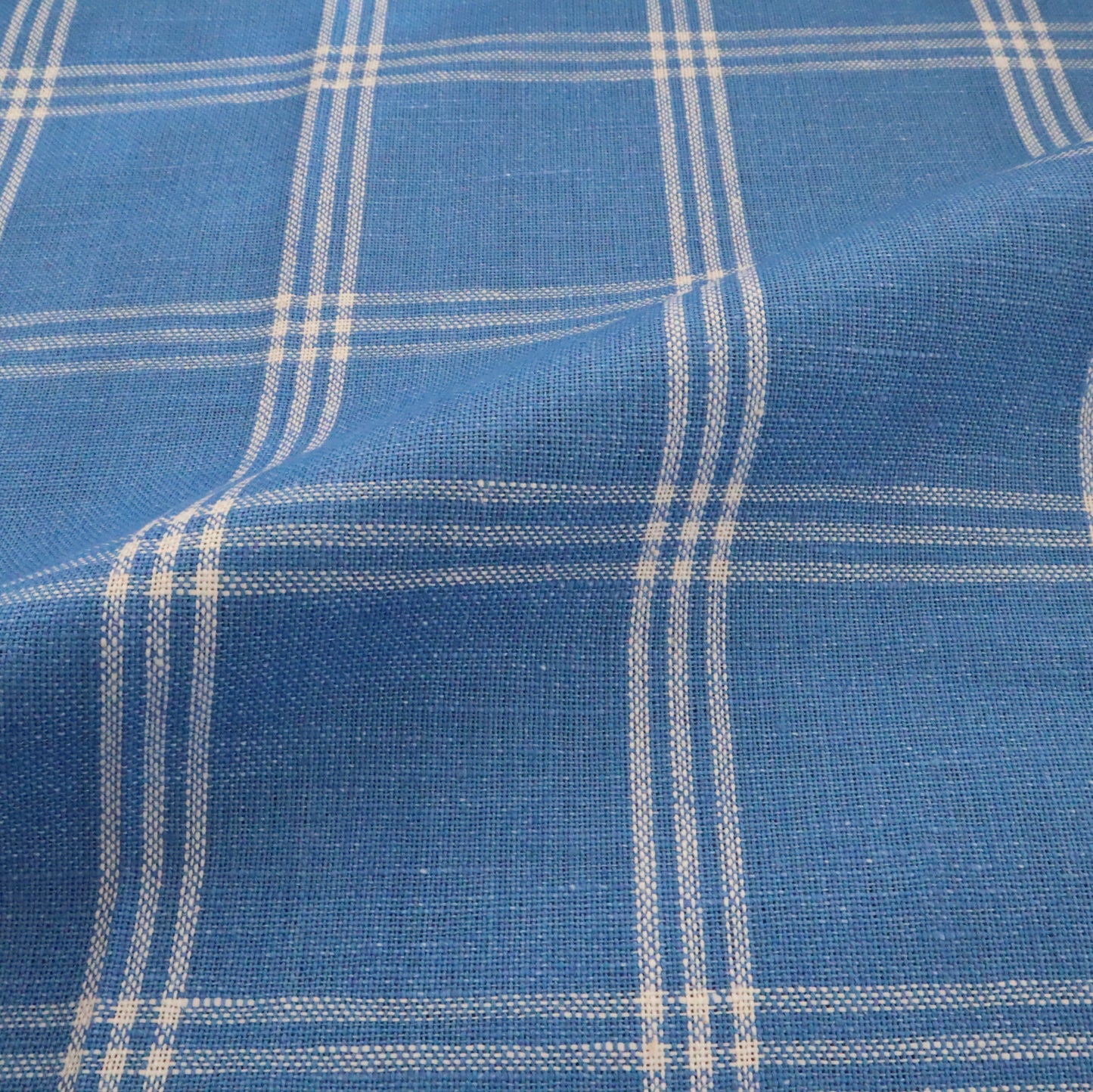 Siulas ネリンガ　ウィンドーペーンチェック　ブルー×ホワイト★