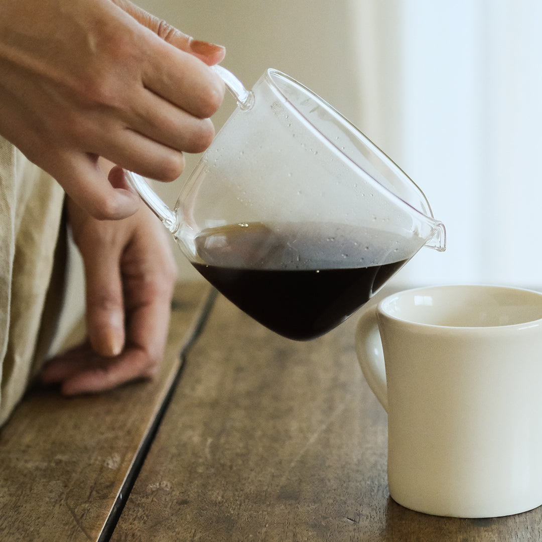 茶葉の風味そのままに。セレックのフィルターを使った耐熱ガラスポット