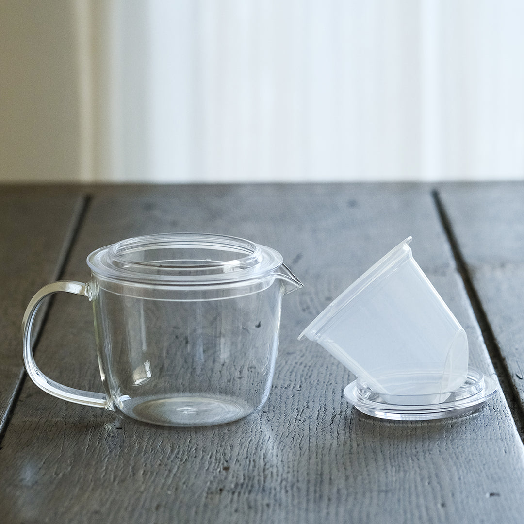 ［ヨシタ手工業デザイン室］耐熱ガラス　ティーポット