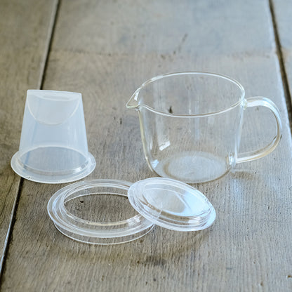 ［ヨシタ手工業デザイン室］耐熱ガラス　ティーポット