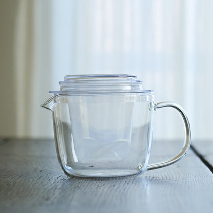 ［ヨシタ手工業デザイン室］耐熱ガラス　ティーポット