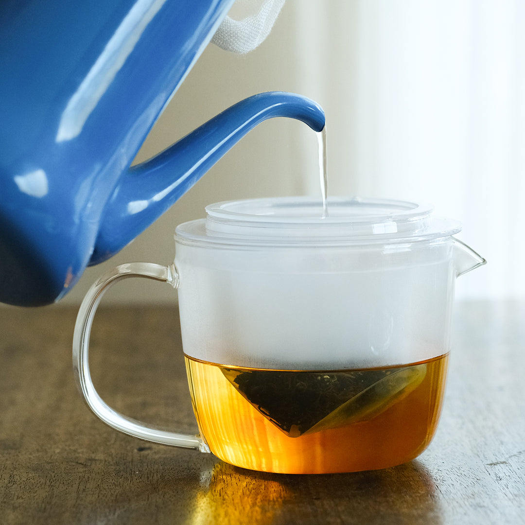 ［ヨシタ手工業デザイン室］耐熱ガラス　ティーポット