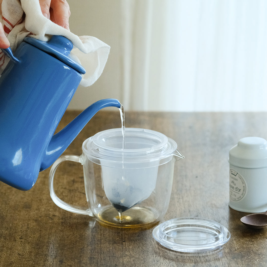 ［ヨシタ手工業デザイン室］耐熱ガラス　ティーポット