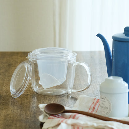 ［ヨシタ手工業デザイン室］耐熱ガラス　ティーポット