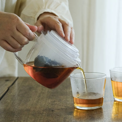 ［ヨシタ手工業デザイン室］耐熱ガラス　ティーポット