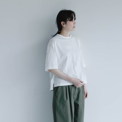 SALUÉ／white label スムース ハーフスリーブTシャツ
