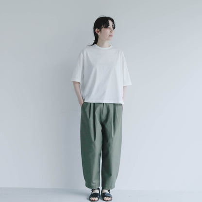 SALUÉ／white label スムース ハーフスリーブTシャツ