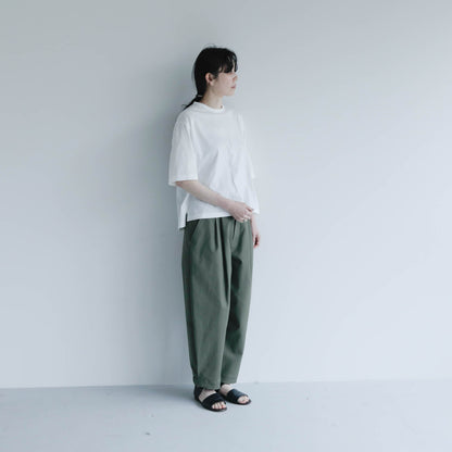 SALUÉ／white label スムース ハーフスリーブTシャツ
