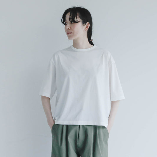 SALUÉ／white label スムース ハーフスリーブTシャツ