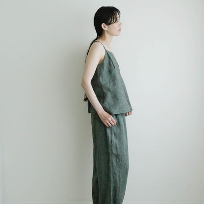 SALUÉ／ white labelリネンキャミソール
