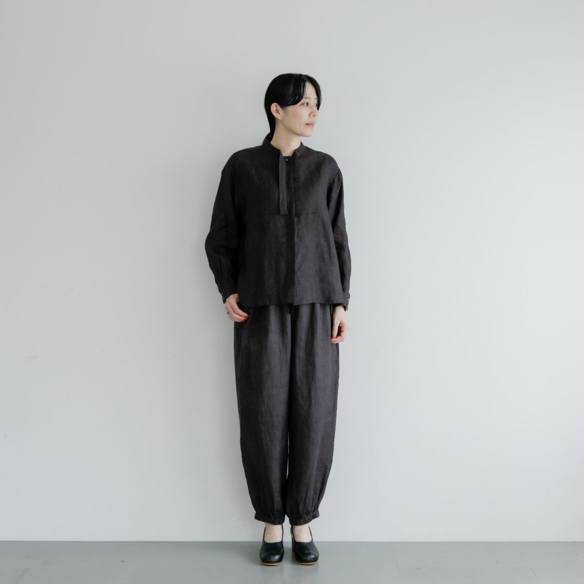 SALUÉ／white label リネンロングペティパンツ