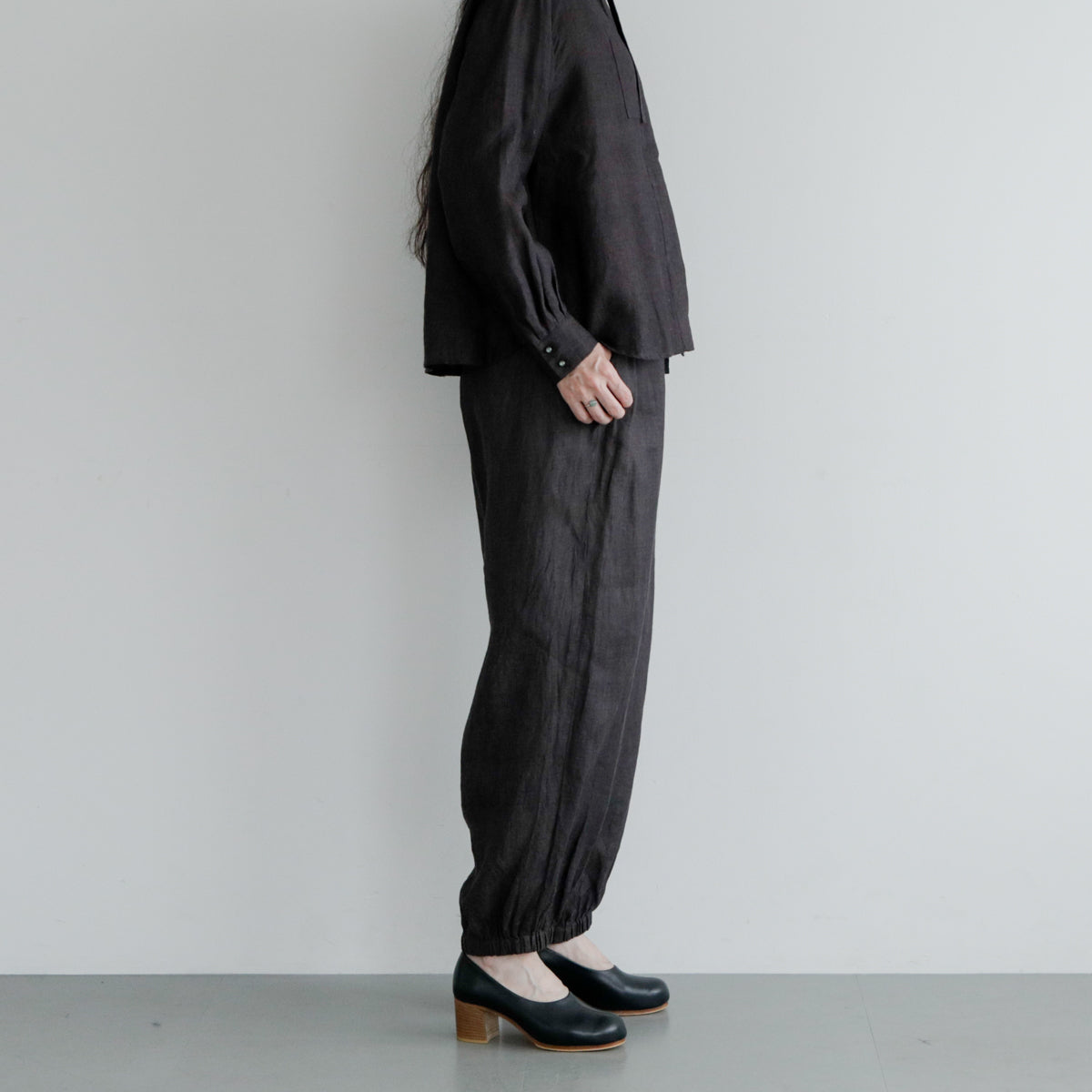 SALUÉ／white label リネンロングペティパンツ