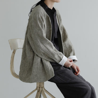 SALUÉ／white label リネンロングペティパンツ