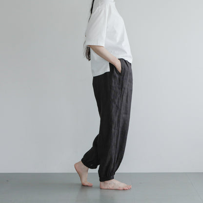 SALUÉ／white label リネンロングペティパンツ