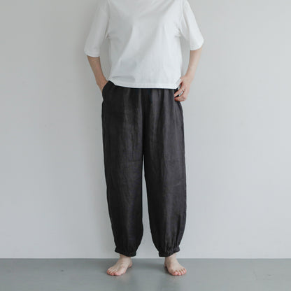 SALUÉ／white label リネンロングペティパンツ