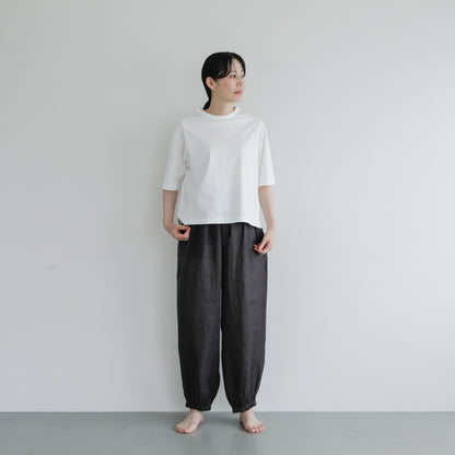 SALUÉ／white label リネンロングペティパンツ
