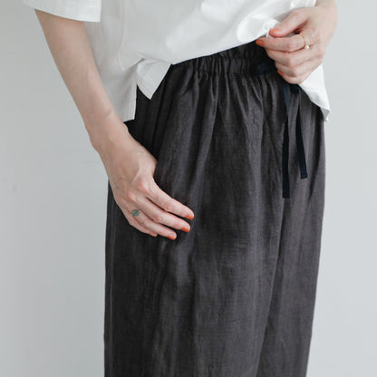 SALUÉ／white label リネンロングペティパンツ