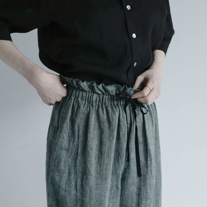 SALUÉ／white label リネンロングペティパンツ
