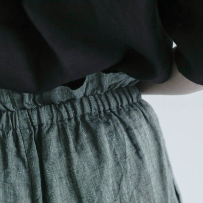 SALUÉ／white label リネンロングペティパンツ
