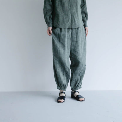 SALUÉ／white label リネンロングペティパンツ