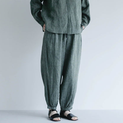SALUÉ／white label リネンロングペティパンツ