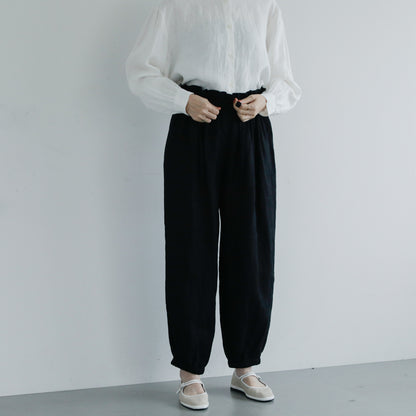 SALUÉ／white label リネンロングペティパンツ