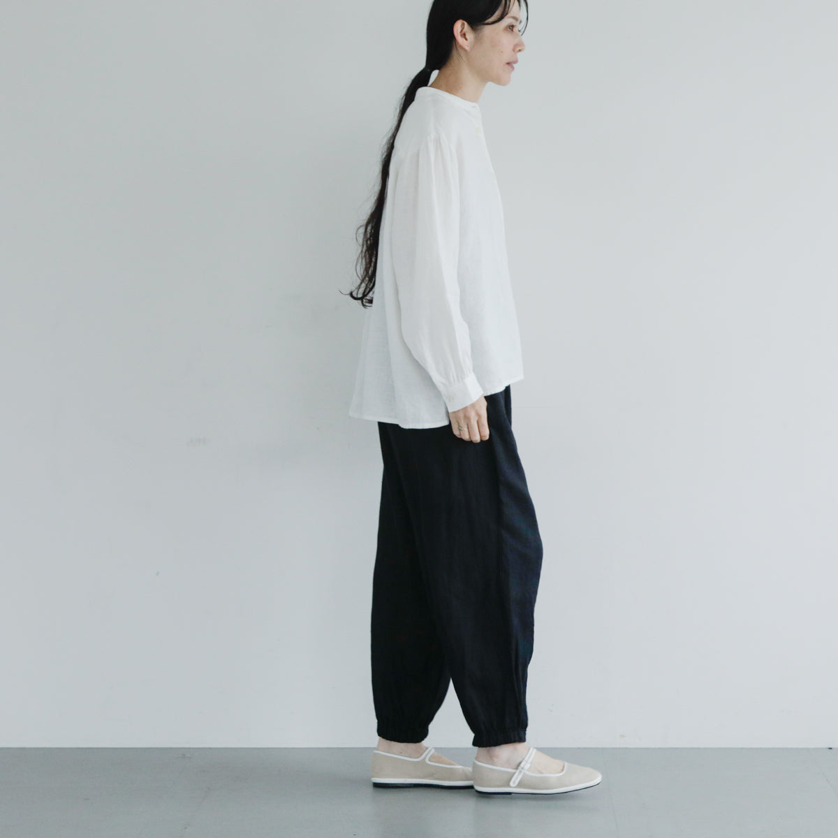 SALUÉ／white label リネンロングペティパンツ