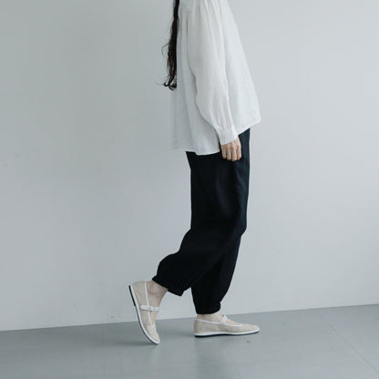 SALUÉ／white label リネンロングペティパンツ