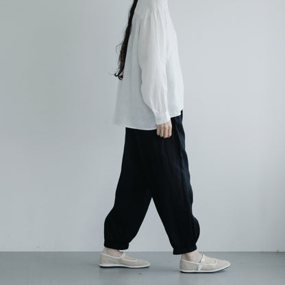 SALUÉ／white label リネンロングペティパンツ