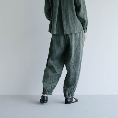 SALUÉ／white label リネンロングペティパンツ