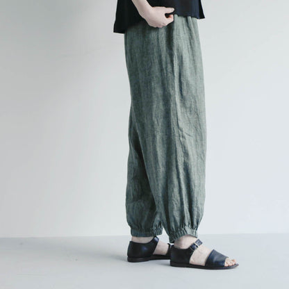 SALUÉ／white label リネンロングペティパンツ