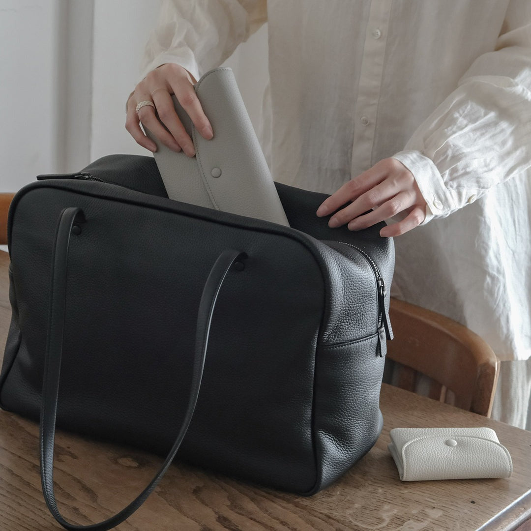 【受注商品】［STUDIO LA CAUSE］内縫いフラップ財布（ L）WA078L EM