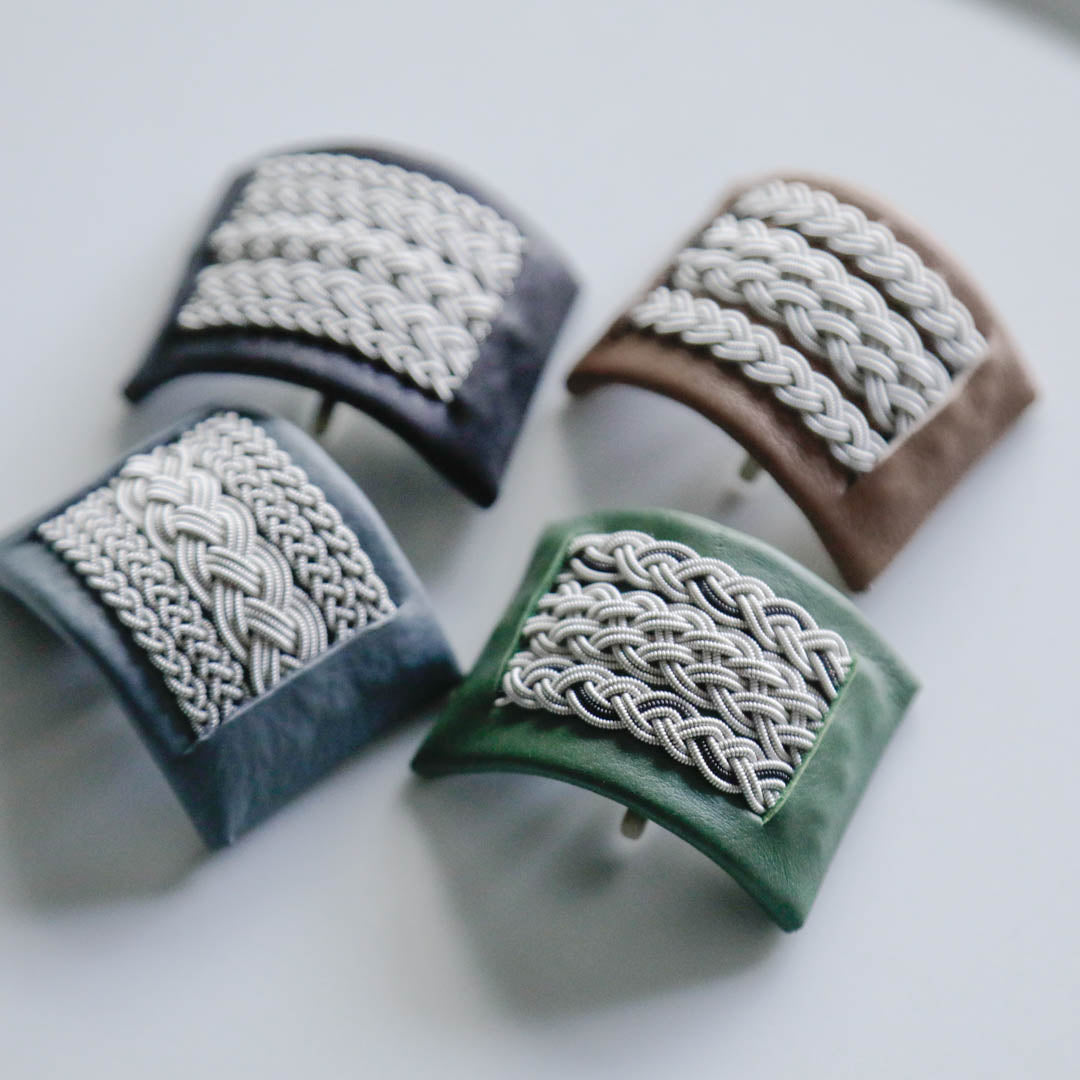 立体感のある編み目