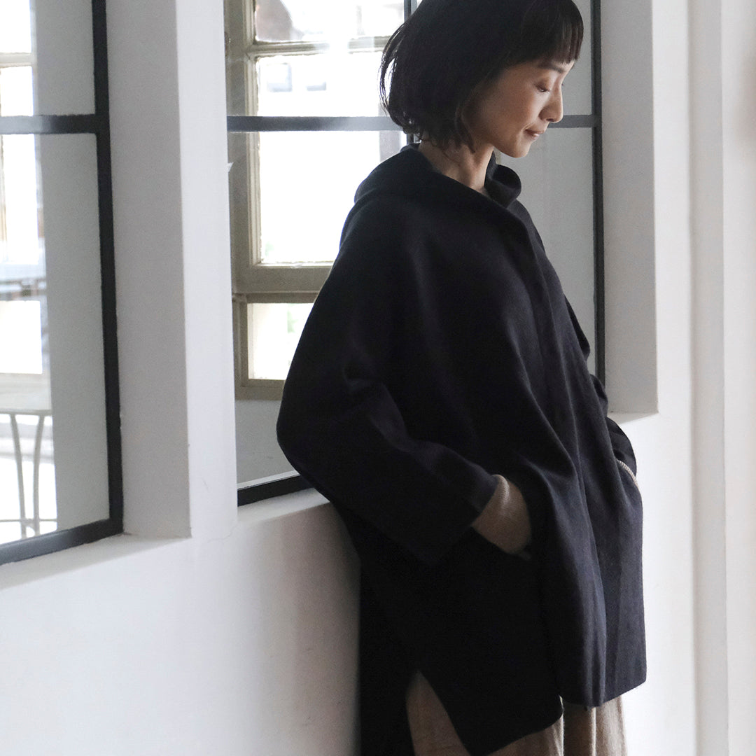 ［FREEMAN--B］オーバーフードドルマンコート