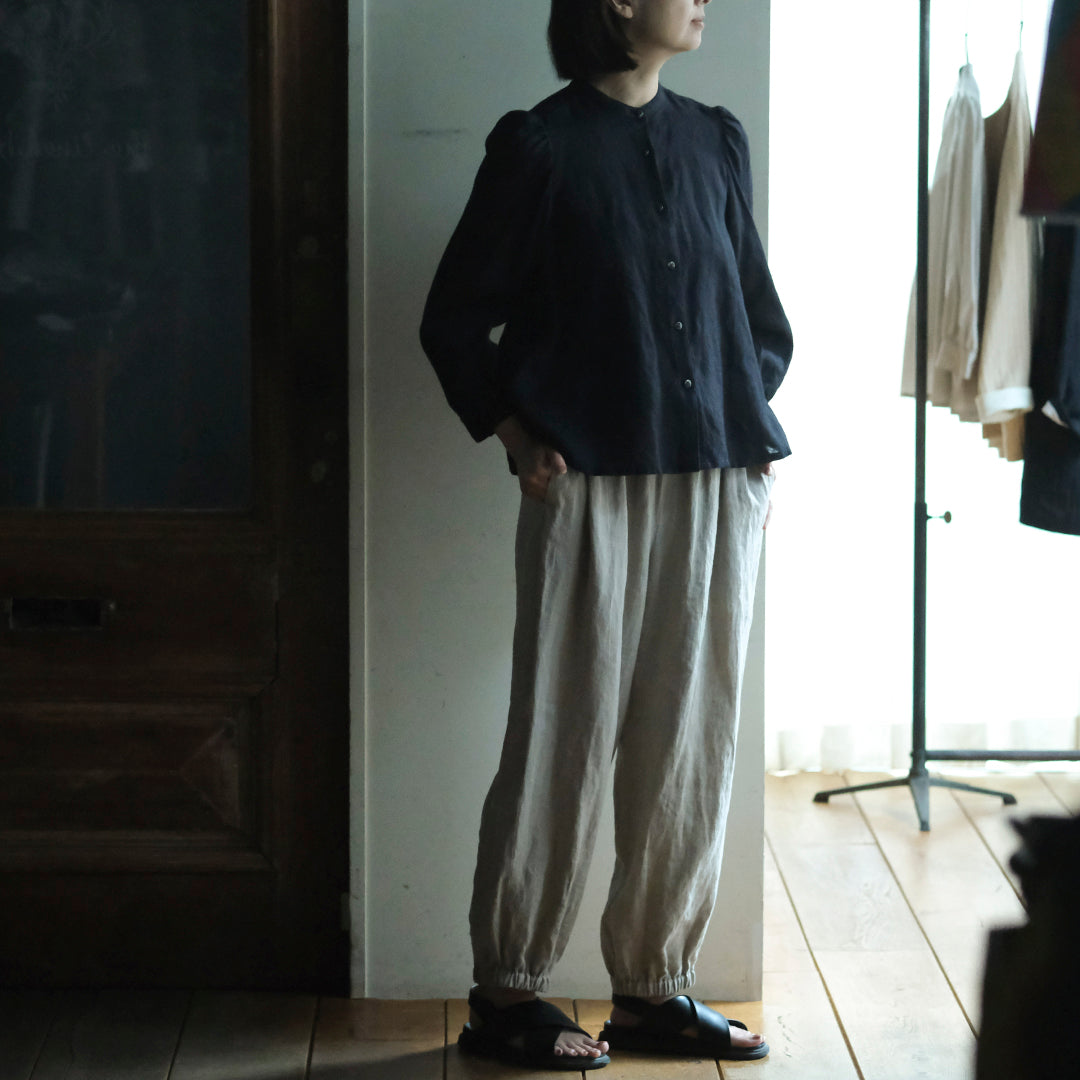 ［SALUÉ］リトアニアンリネンイージーパンツ