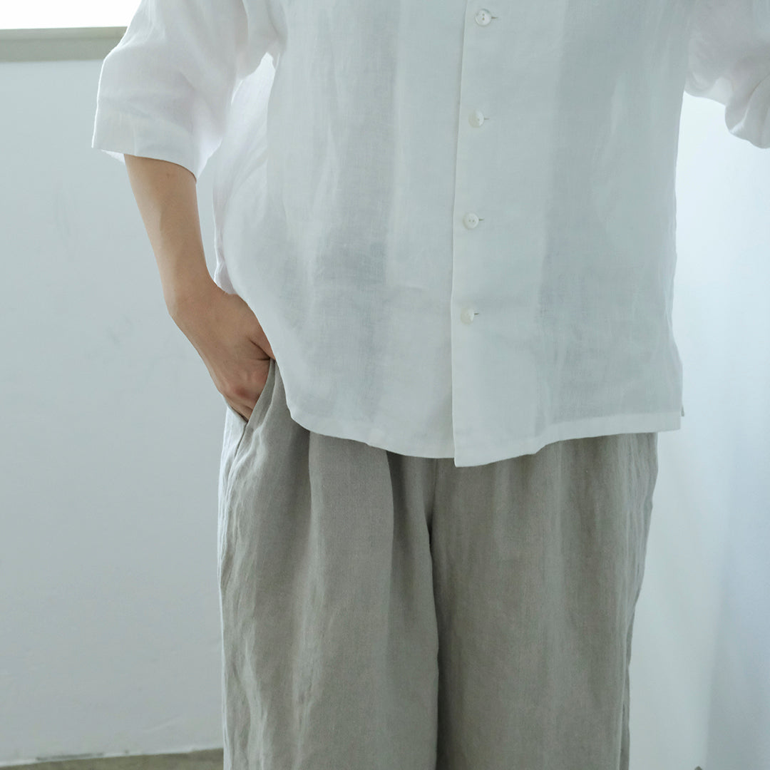 ［SALUÉ］リトアニアンリネンイージーパンツ
