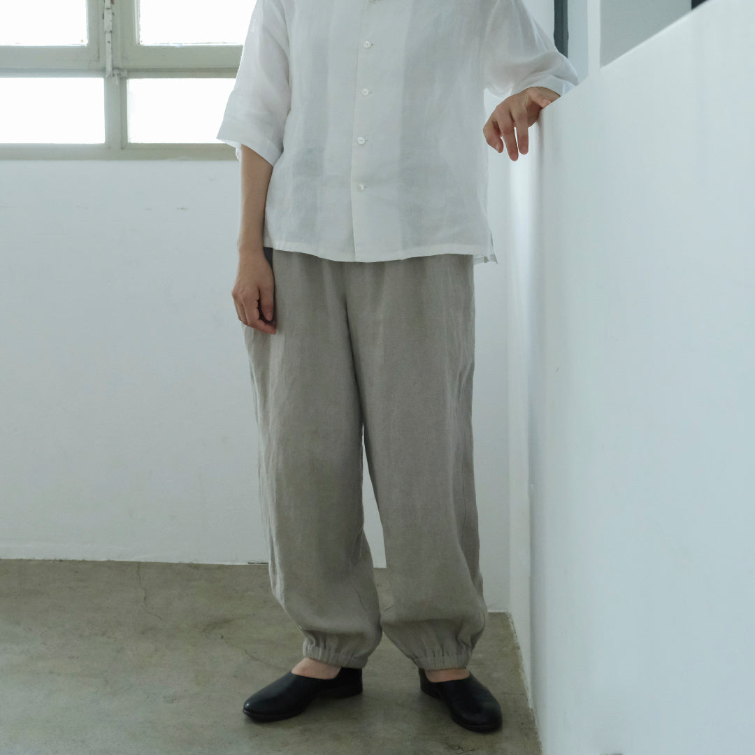 ［SALUÉ］リトアニアンリネンイージーパンツ