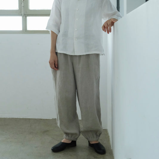 ［SALUÉ］リトアニアンリネンイージーパンツ