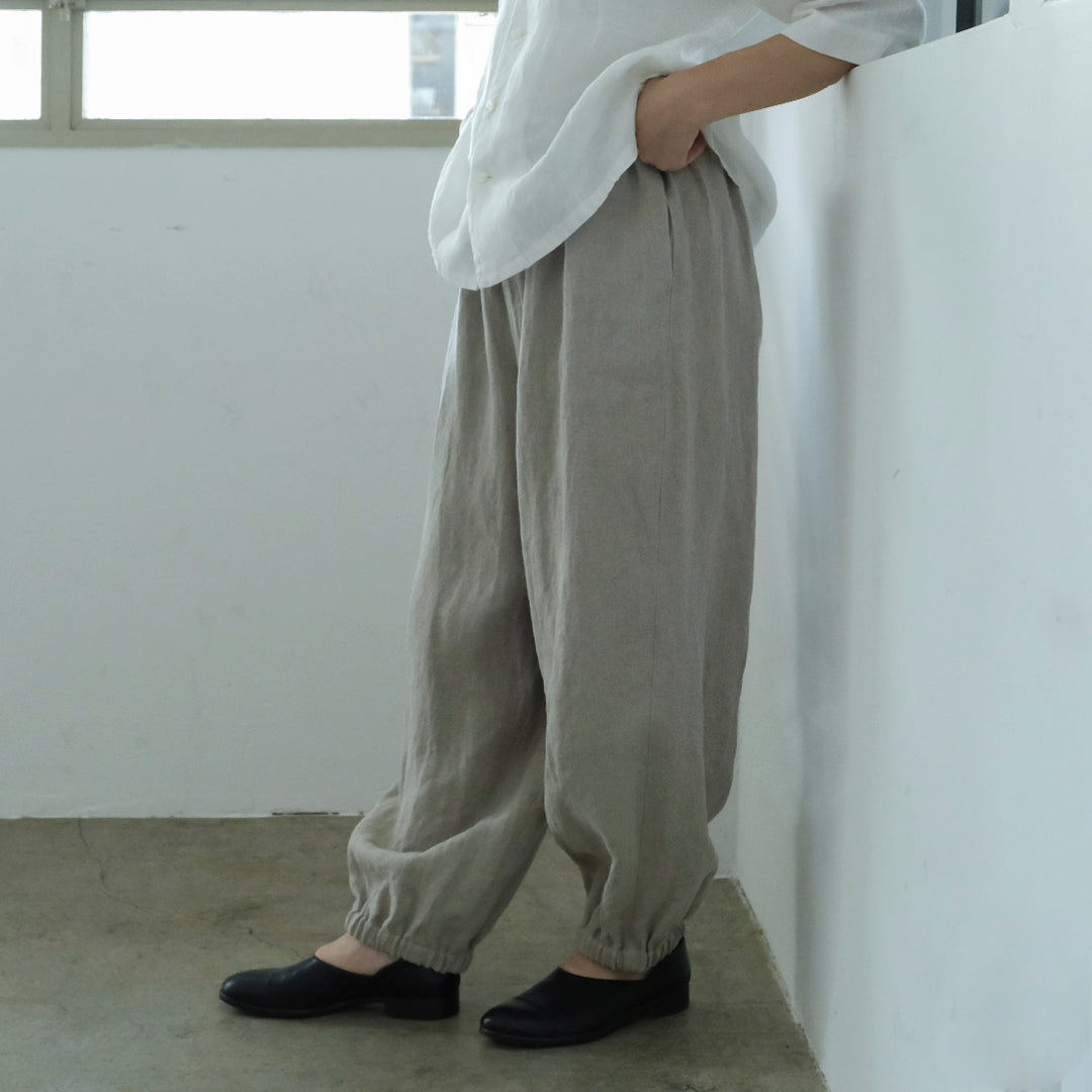 ［SALUÉ］リトアニアンリネンイージーパンツ