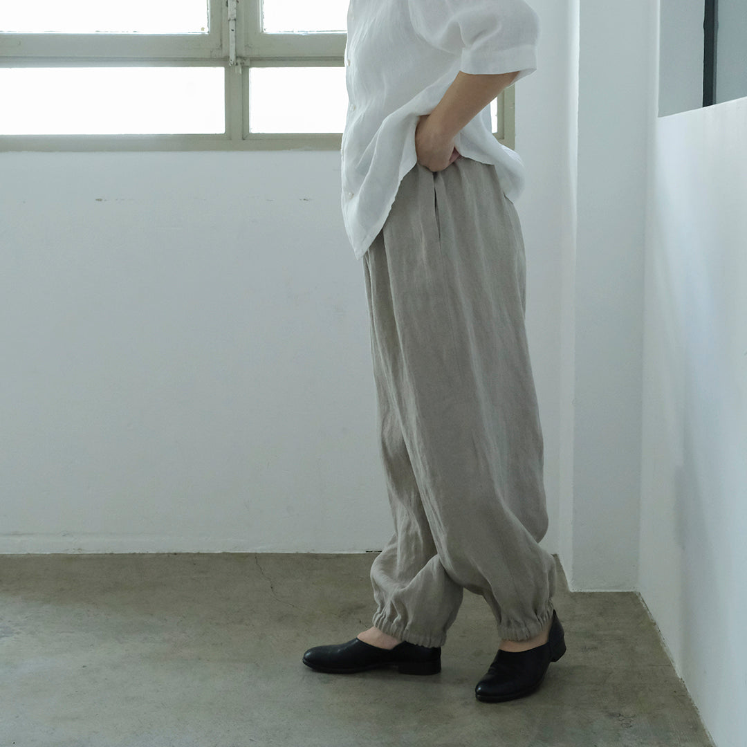 ［SALUÉ］リトアニアンリネンイージーパンツ
