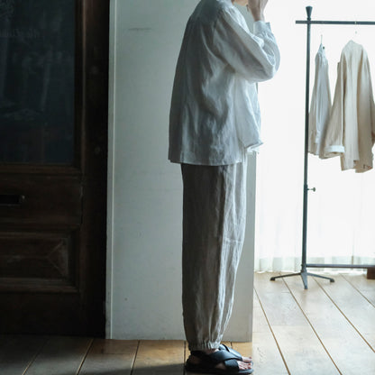 ［SALUÉ］リトアニアンリネンイージーパンツ