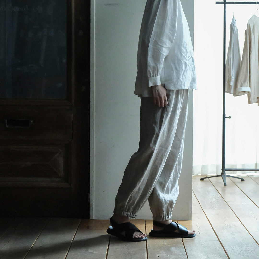 ［SALUÉ］リトアニアンリネンイージーパンツ