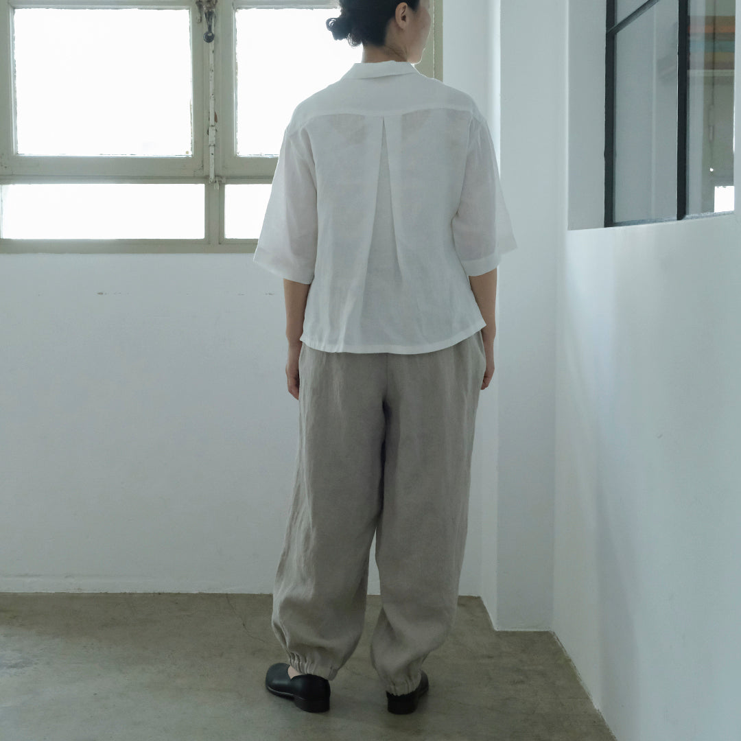 ［SALUÉ］リトアニアンリネンイージーパンツ
