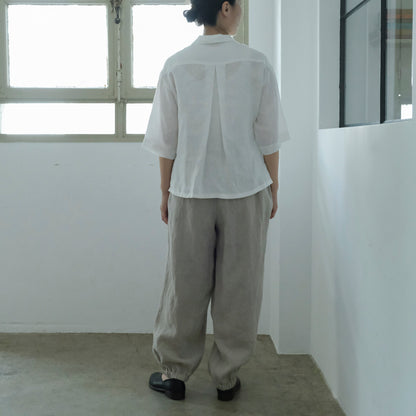 ［SALUÉ］リトアニアンリネンイージーパンツ