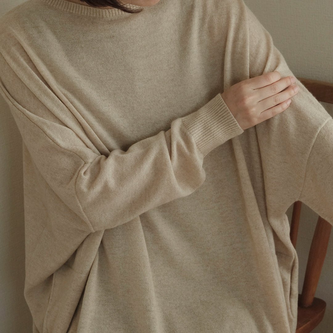 ゆったりサイズがうれしい、大人のニットワンピース – Envelope